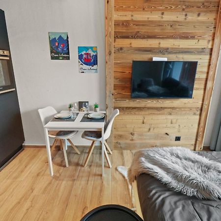 Joli Studio Avec Parking Gratuit Crans-Montana Kültér fotó