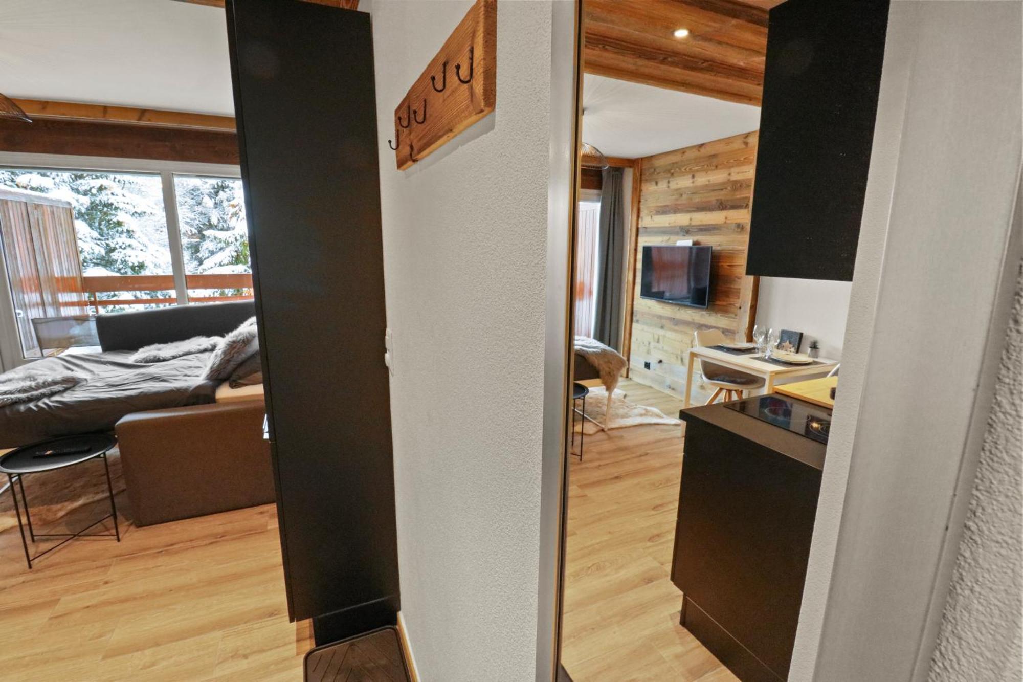Joli Studio Avec Parking Gratuit Crans-Montana Kültér fotó