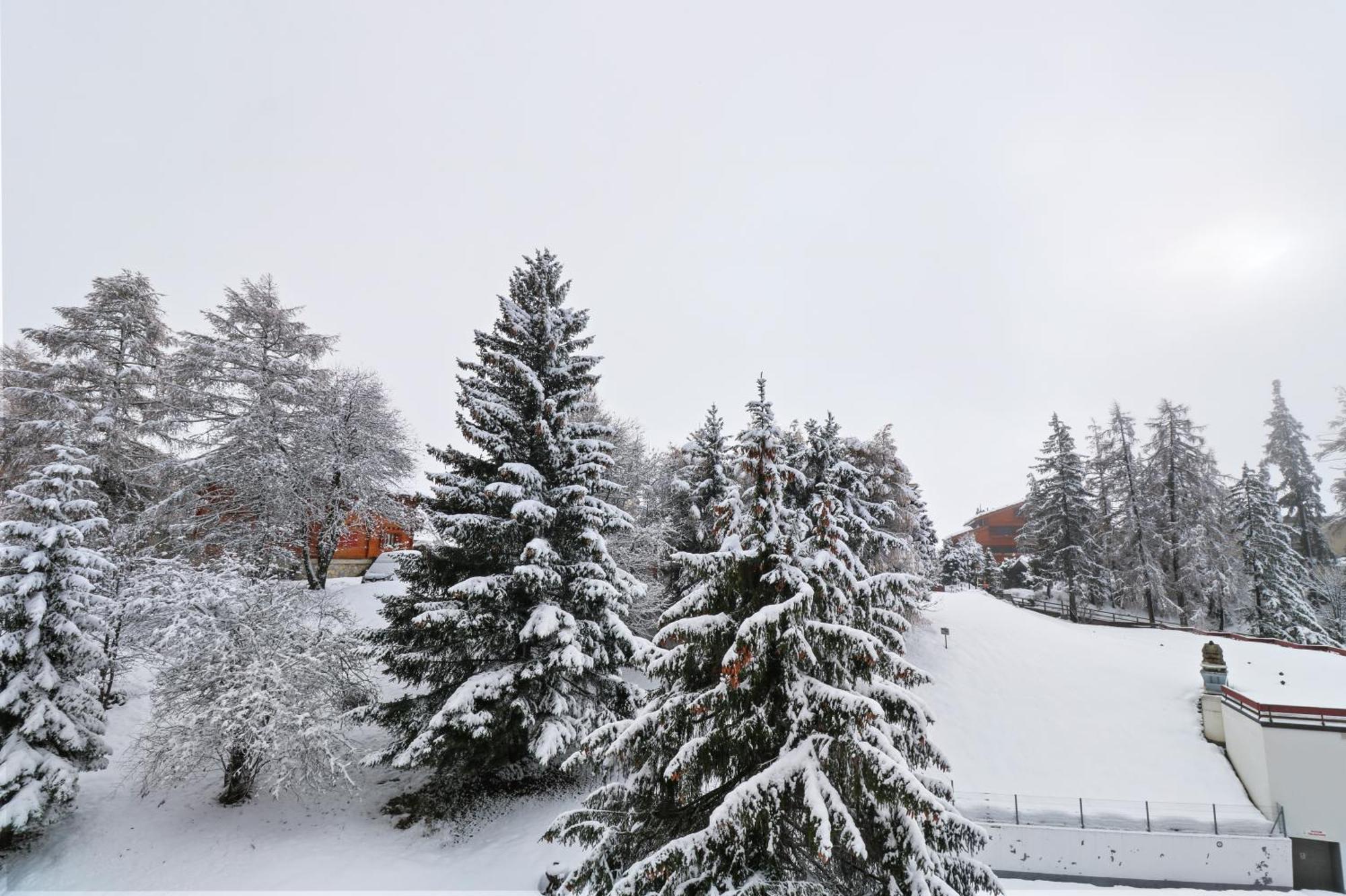 Joli Studio Avec Parking Gratuit Crans-Montana Kültér fotó